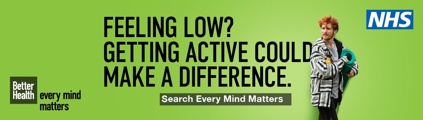 Feeling Low? Getting Active could make a difference.