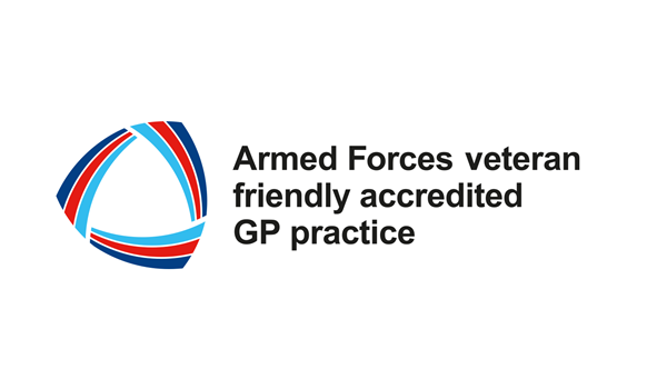 Armed Forces veteran friendly accredited GP practice.