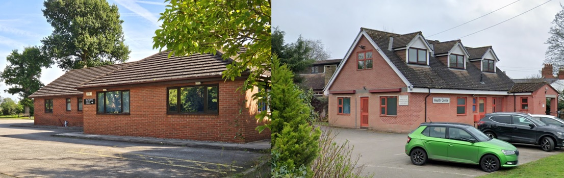 Photographs of Tattenhall and Farndon Surgery Buildings 