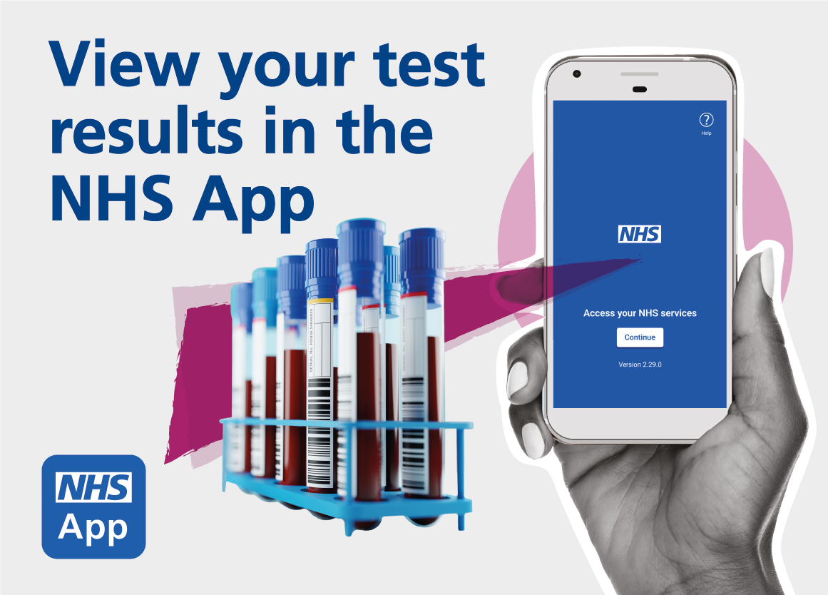 View test results in the NHS App